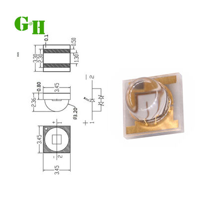 Luminousintensity 100mW sr Infrared IR LED Chips High Stability Lifespan 000 Hours Optimized for Automation and Robotics