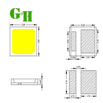 120 Degree Beamangle LED Offering Luminous Efficiency 150 Lm W and Color Temperature 2700K 6500K Designed for Lighting Needs