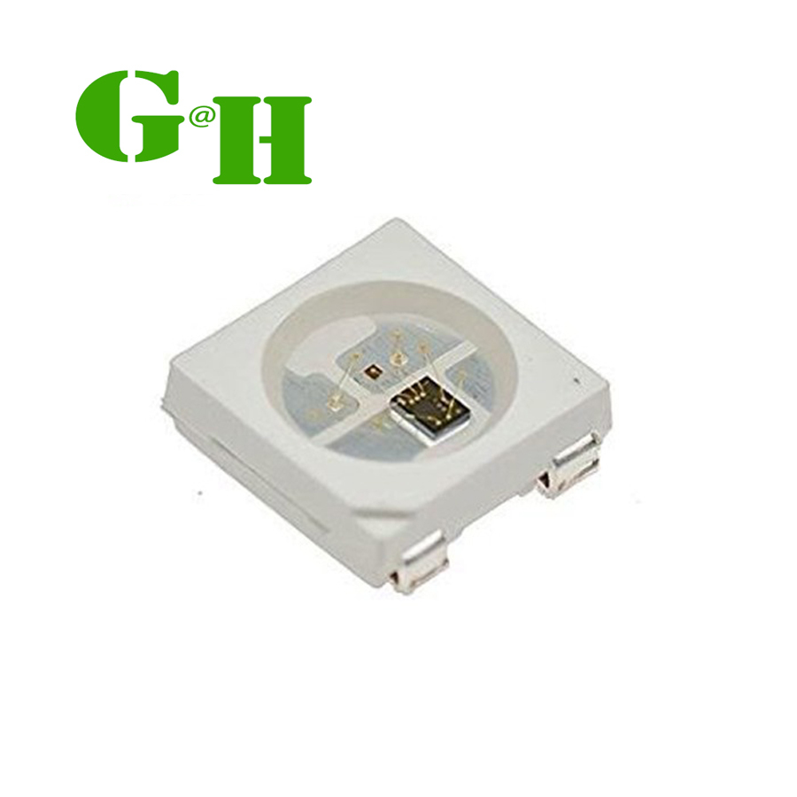 5050 LED Chip SMD LED RGB LED 12V 0.24W Per Chip with 120 Degrees Viewing Angle for Indoor Outdoor Lighting