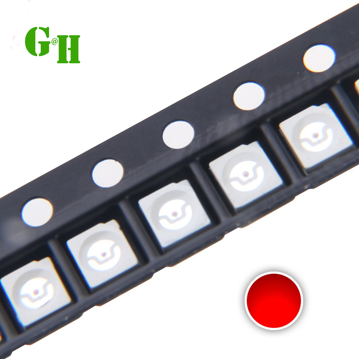 120 Degrees Viewingangle 3528 LED Chips Green Offering Stable Performance and Energy Efficiency in Various Applications