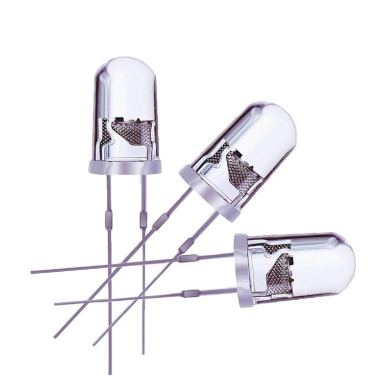 Through hole DIP 8MM RGB LED CHPS providing 60 degree viewing angle ideal for electronic lighting and color display projects
